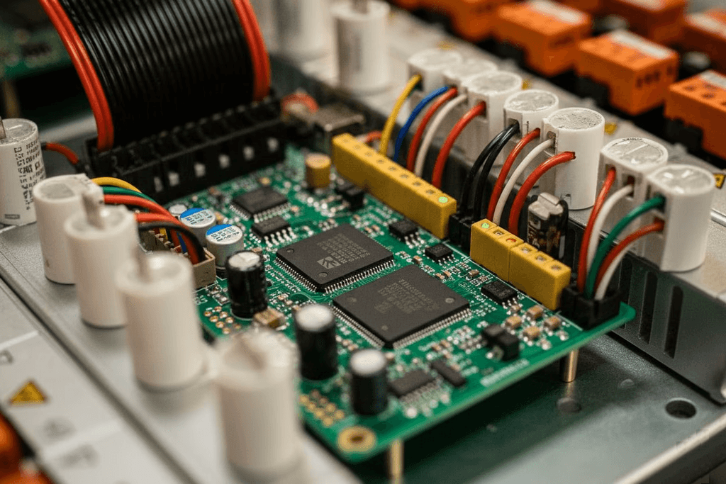 Custom-built ENCLOVE power cabinet